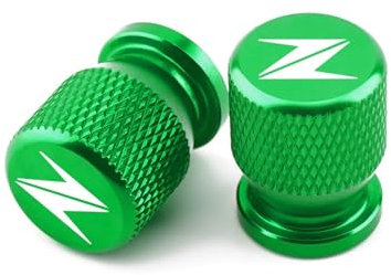 Motorrad Ventilkappen Für Ka@&wasaki Z400 Z900 Z800 Z750 Z1000 Z650 Z300 Z1000SX ZX10R ZX6R Motorrad Rad Reifen Teile Ventil Stem Caps Abdeckung(Green)