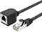 YiQinzcxg Zuverlässiges Hochgeschwindigkeits-Internet-Verlängerungskabel, Ethernet-Verlängerungskabel, RJ45-Stecker auf Buchse, Cat6-Datenübertragungskabel