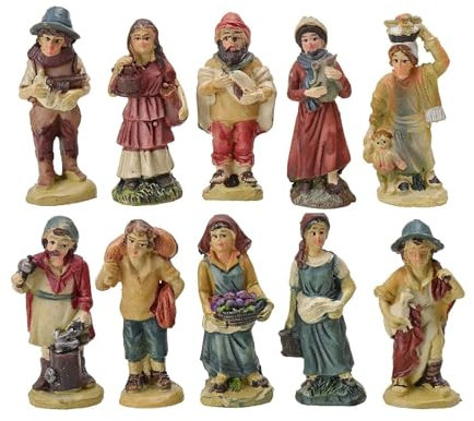 ICE TOYS Weihnachtskrippen-Set, 5 cm, handbemalt (SET 1, 5 cm)