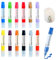 DELAIHUIL Kerzen Bemalen Set 12 Stück Wachsstifte, Candle Pen für Kerzen, Kerzenstifte zum Verzieren, Kerzenmalstifte, Kerzenfarbe, Kreatives Geschenk für Erwachsene und Kinder