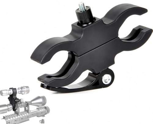 COZERI Taschenlampenhalterung 25-30mm,Schnellmontage Gürtelclip für Outdoor | Robuste Halterung für Fahrrad, Jagd & Outdoor, kompatibel mit 25-30mm Lampen