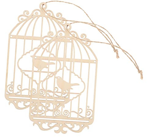 STOBOK 4 Sätze Gefälschte Pflanzen Vogel Fütterer Hängende Gefälschte Pflanze Ausschnitte Gefälschte Outdoor-pflanzen Verzierungen Vogelkäfig- Anlage Vogel- Hölzern 2 Stück * 4