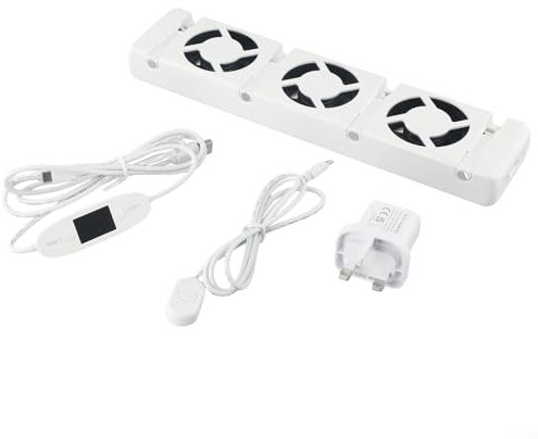 ComfyHarbor Radiator Fan Extension, 3.0 Radiator Fan Save Heater Booster For Smart Radiator Booster Extension Set Ventilator Fan(set)