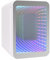 ARTETHYS Mini Fridge for Bedrooms, 4L Car Skincare Fridge with LED Mirror, Gaming Fridges with Infinity Effect for Home Office Skin Care, 220V AC/12V DC