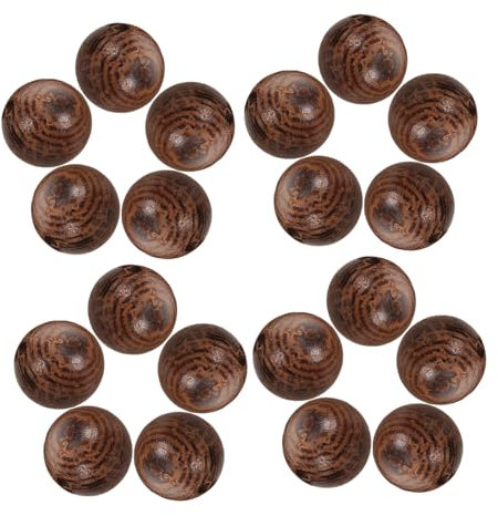 Gadpiparty 60stücke Holzperlen Für Armbänder Basteln Vintage-holzperlen Zum Selbermachen Von Schmuck Perlen Zur Schmuckherstellung Mit Natürlicher Holzstruktur