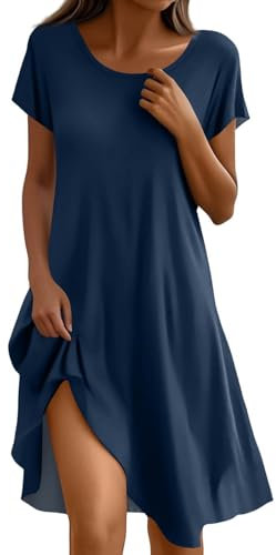 Générique Mes Commandes en Cours De Livraison Robe Femme D'Été Chic Et Elegant Mariage Plage Vêtements Orientale Rose Poudré Robe Noir De Bain Femme Plage Ete Champetre Pin Up Mi Longue (A05,M)