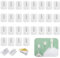 Lonnalee 30 ganchos autoadhesivos, gancho cortina adhesivos, plástico soporte para barra de cortinas, sin taladrar, ganchos adhesivos para barras de cortinas, cocina, baño