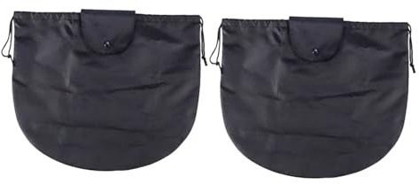 Garneck 2 Stück Helmbeutel aus Polyester mit Kordelzug Schutz für Motorrad und Skihelme