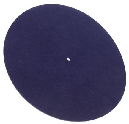 LOLIPPYY Filzmatte Vinyl-slipmat Schallplattenmatte Plattenspieler-slipmat Plattenspielermatte Filz-plattenspielermatte Rutschfeste Filzunterlage Plattenspieler-plattenmatte Vinyl-plattensp