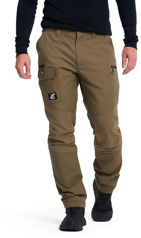 RevolutionRace Nordwand Pantaloni Outdoor da Uomo, Pantaloni per L'escursionismo e Molte Altre Attivitá all'Aria Aperta. Pantaloni da Trekking e da Lavaro, Robusti e Resistenti, Kangaroo Brown, L