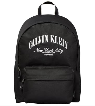 Calvin Klein Graphic Capsule Round Backpack UB1 - BLACK One Size
