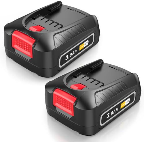 PASUKTER 2 Packs PBA1830-Akku für Bosch, Li-Ionen-Akku für Bosch 18 V, 3 Ah, Gardena-Elektrowerkzeug-Akku, 18 V, Werkzeuge für Haus und Garten