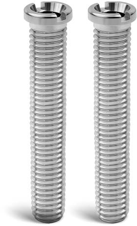 70mm M12 Stainless Steel Hollow Screw for Kitchen Sink Strainer Basket Valve Drain Fittings(2PCS)