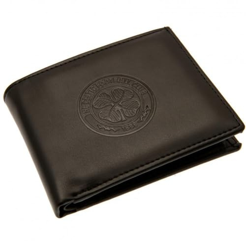Celtic Football Club Official Leather Wallet RFID Protection Team Crest Badge
