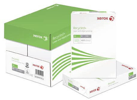 Xerox Recycled+ - Papier recyclé ISO 80 - 80 g/m² A4 - Carton de 5 x 500 feuilles