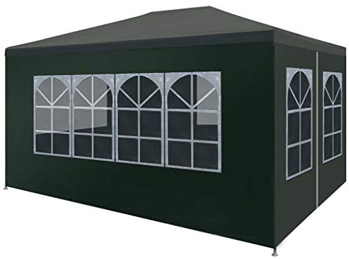 Tidyard Chapiteau de Jardin Protection UV Vert 3 x 4 m