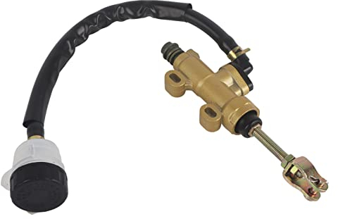 Hauptbremszylinder, Universal Fußpumpe hinten mit Reservoir für Motorrad Dirt Bike ATV