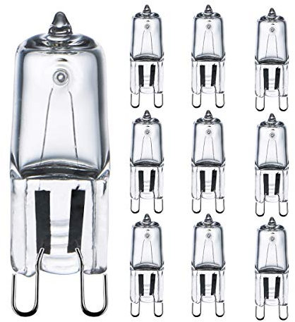 Comyan Ampoule G9 42W (44W) Dimmable Blanc Chaud 2800K, Halogène pour Luminaire Intérieur 230V, Capsule, Lot de 10