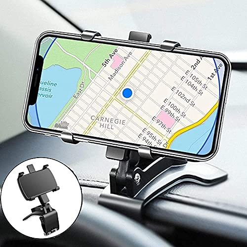 Armaturenbrett-Handyhalterung fürs Auto, 360 Grad drehbar, mit Clip, multifunktional, universell kompatibel mit iPhone 12 11 Pro Max X XS XR 8 7 6 6S Plus Galaxy Moto und mehr