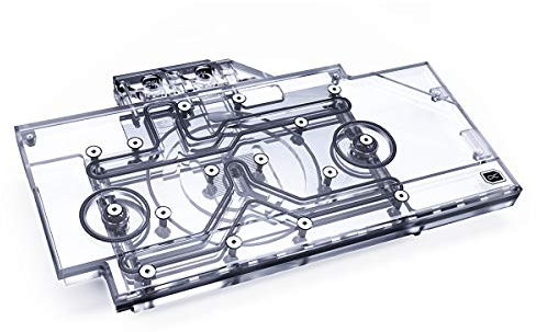 Alphacool Compatible Eisblock Aurora GPX-N RTX 3090/3080 ROG Strix mit Backplate - Acryl + Nickel