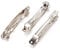 Craftdady 20 Stück Rohlinge Französische Haarspangen aus Eisen, 78 mm lang, Platin, für DIY-Haarschmuck, Schmuckherstellung