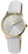Raptor Sunny Damen-Uhr Leder Dornschließe analog Quarz RA10214 (weiß goldfarbig)