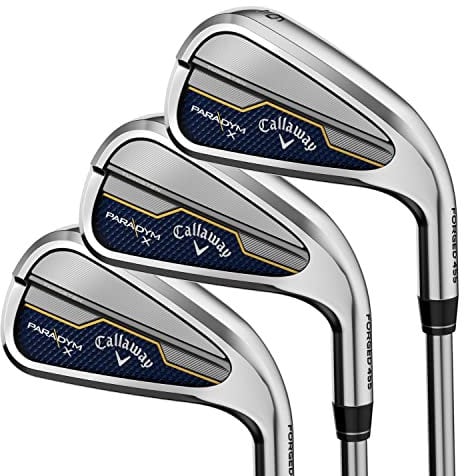Callaway Golf 2023 Paradym X Iron Set (Right Hand, Steel Shaft, Stiff Flex, 6 Iron - PW)