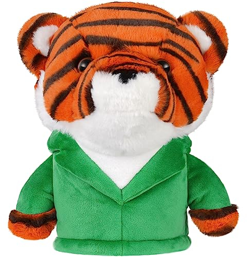 LZFAN Golfschläger-Abdeckungen für Hölzer und Fahrer, lustige Schlägerhaube, Tier-Golfschläger-Kopfbedeckungen, Golf-Geschenke für Männer und Frauen, Plüsch-Tiger, Upgrade