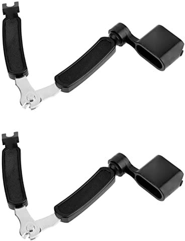 seasio 2X 3 in 1 Multi Funktional Gitarre Saiten Kurbel + String Nadel Puller + Saiten Instrument für Gitarren Pflege