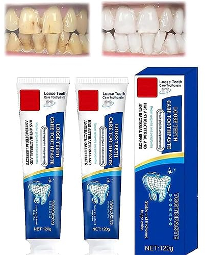 Consentbil Repair Zahnpasta, Ginseng-Propolis-Zahnpasta, lose Zähne, Zahnpasta, Tiefenreinigung, Zahnreparatur, Zahnaufhellung, frischer Atem (2 Stück)