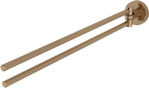 Haceka Kosmos Doppelter Handtuchhalter 5,3x40,7x5,3 cm Gebürstetes Kupfer