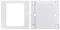 Electric Wall Switch Socket Blank Cover Panel Whiteboard ABS Outlet Plate Bezel Switch Sensor Module Body Motion Detector Lamp Bulb Light Dimmer Control Smart Intelligent Induction Button Wall Cord