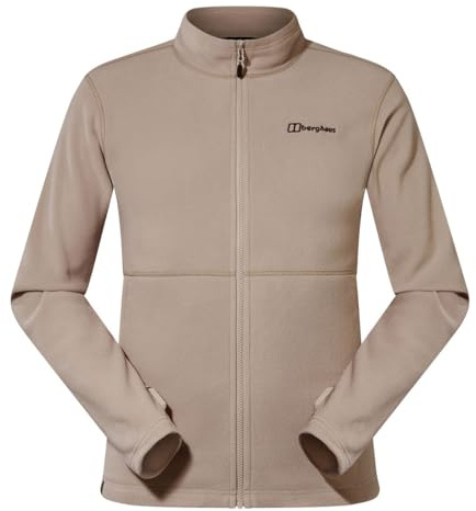 Berghaus Men's Prism Micro Polartec Fleece Jacket | Added Warmth | Extra Comfortable, Taupe, S