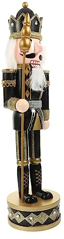 PRETYZOOM 3pcs Advent Calendar Nutcracker Wooden Christmas Ornaments Xmas Decor for Boys and Girls and Adults