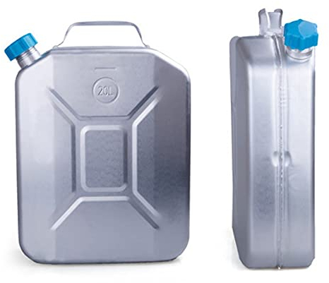 WOTZOV Bidon d'essence Portable 20L pour Essence, Etc, Conception compacte avec poignée, bidon d'essence