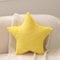 Kuschelkissen Kinder Sternkissen Weiche Flauschige Mond Wolken Sternform Zierkissen Sofakissen, Plüsch Kissen Dekokissen für Kinderzimmer Schlafzimmer Deko (Gelber Stern 38 cm)