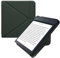 kwmobile Hülle kompatibel mit Kobo Libra H2O Hülle - Kunstleder Case - eReader Schutzhülle - Cover Dunkelgrün