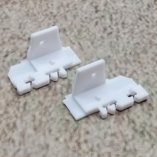 ULEIVA Lot de 2 embouts de rechange blancs compatibles avec store Velux 948595 DKL DG DJ RFL (blanc)