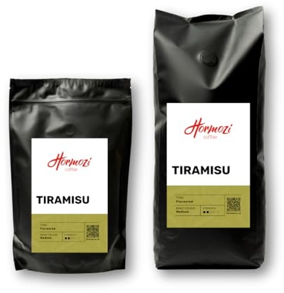 Freshly Roasted Hormozi Coffee - Tiramisu Flavoured Coffee Beans 1kg - Medium Roast