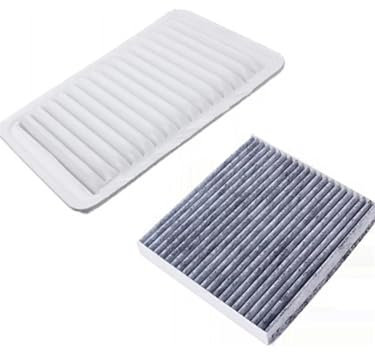 VHJIO Auto Motore Filtro Aria Abitacolo for Toyota for for Corolla 2009-2017 for Yaris 2007-2017 for Matrix 2009-2014 Accessori for la Cura dell'auto 87139-0N010 Filtri abitacolo((Carbon) Suit)