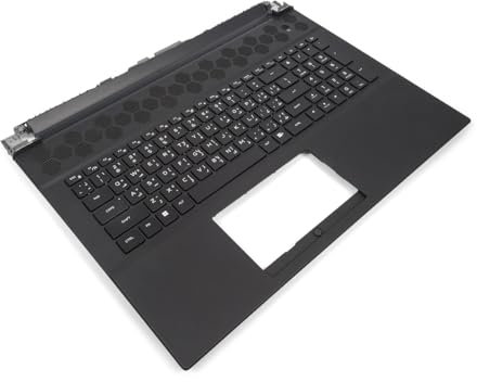 Dell Alienware m18 R1/R2 Palmrest & ARABIC Per-Key RGB Backlit Keyboard - 0MVCNK + 0TCFR5 (Renewed)