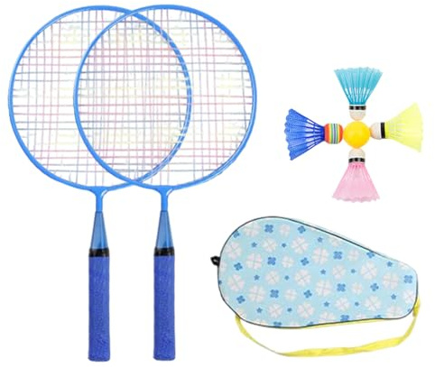 Set Badminton Racchetta E Leggera, Completa, Impugnatura Confortevole