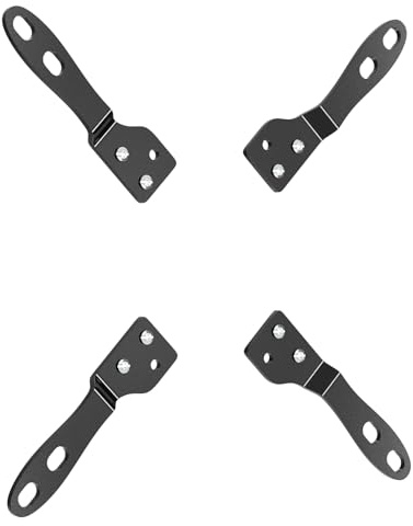 PUTORSEN 200x200 VESA Adapter Universal - Passend für 23-42 LED, LCD, Plasma Fernseher & Monitore, Wandelt 75x75 / 100x100 mm auf 200x200 / 100x200 / 200x100 mm, Tragfähigkeit bis 30 kg, Schwarz
