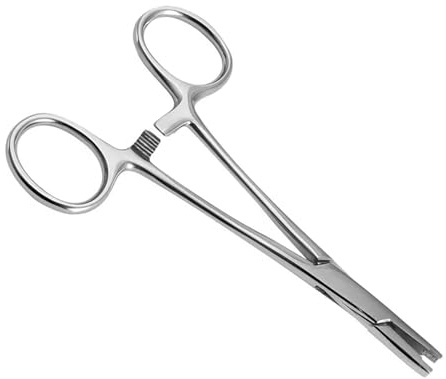 Pince Piercing en Acier Inoxydable pour Boules 3-5mm, Pince à Piercing de Précision pour Bijoux Corporels, Outil Pince Piercing Oreille Nez Lèvre Nombril Langue Sourcil, Installation et Retrait Facile