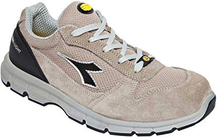 Utility Diadora Run Text Low S1P Src Esd, Scarpa Antinfortunistica Unisex - Adulto, Beige Juta/ Beige Juta, 36 EU