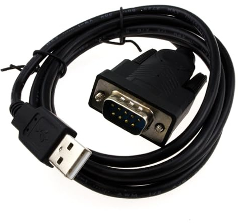 HQ USB 2.0 to Serial 9 pin RS-232 Adapter Cable FTDI Chipset 1m [1 metres]