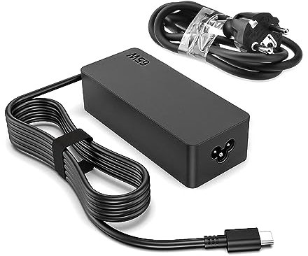 65W USB C Netzteil PD Ladegerät Laptop Ladekabel Type C Adapter für Lenovo ThinkPad Huawei Matebook Pro air HP Spectre Asus Acer Dell XPS Xiaomi Air Typ C 65Watt PC Schnellladung Charger