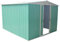 8x10FT Storage Metal Garden Apex Roof Storage Shed Metal Flat Roof Shed Door at 8FT side