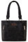 Wrangler Tragetasche für Damen, Western-Geldbörse, mehrere Taschen, Handtaschen, Geflochtenes Schwarz, Einheitsgröße