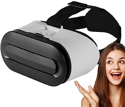Hombres Game VR Gafas | Realidad Virtual 3D Videojuegos Auriculares HD,Teléfono VR Gafas HD Auriculares Realidad Virtual para celebración Rianpesn